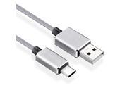 Type C to USB2.0 Braided Cable with Reversible Connector for New Macbook 12inch 2015 ChromeBook Pixel Nokia N1 Nexus5x Nexus6P and Other Devices with Type C