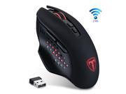 VicTake 2.4G Wireless 7 Button Gaming Mouse With Adjustable DPI 800 1200 1600 2000 4800 for Gamers Black