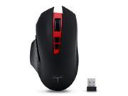 VicTake 2.4G Wireless 7 Button Gaming Mouse With Adjustable DPI 800 1200 1600 2000 4800 for Gamers Red