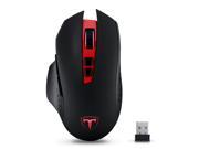 VicTake 2.4G Wireless 7 Button Gaming Mouse w Adjustable DPI 800 1200 1600 2000 4800 Red