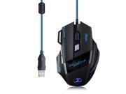 VicTsing Zelotes Professional LED Optical 5500 DPI 7 Button USB Wired Gaming Mouse Adjustable DPI Switch Function 5500DPI 3200DPI 2400 DPI 1600 DPI 1000 DPI F