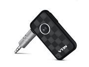 VicTsing Bluetooth Receiver Car Kit Portable Wireless Audio Adapter 3.5 mm Stereo Output Bluetooth 4.0 A2DP Built in Microphone for Home Audio Music Stre