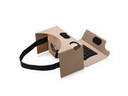 VR Cardboard V2.0 3D Glasses Virtual Reality Compatible with Android Apple Smartphones with 4 5.5 Inches Screen Best Gift for Kids Lovers Friends Family M