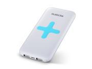 Victake Wireless Charger Power Bank with Dual USB Charging Ports for Samsung Galaxy S6 Edge Plus Nokia Lumia 1520 Google Nexus 7 LG G4 SONY Xperia Z4v Mot