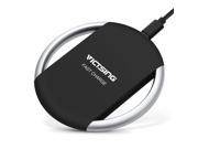 Fast Wireless Charger QI Fast wireless Charging pad for Samsung GALAXY Note 5 Note7 S6 Edge Plus S7 S7 Edge
