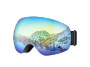VicTake Ski Snowboard Goggles with 100% UV400Protection Detachable and Anti Fog Double Lens