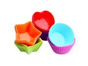 24 PCS Reusable Silicone Baking Cups Cupcake Liners Muffin Cups Liners Molds Non Stick Oven and Dishwasher Safe for Baking