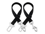 2 Pack Adjustable Pet Dog Cat Car Vehicle Safety Seat Belt Harness Seatbelt with Nylon Material