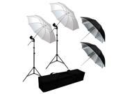 Lusana Studio 2x Off Camera Flash Mount Photo Light Flash Umbrellas Case LNG1230