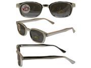 Original KD s Biker Sunglasses Chrome Frame with Silver Mirrored Lenses