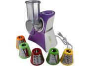 Salad Maker Mini Food Processor and Produce Shooter VC02SPU Spray Purple