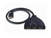Ultra Series 3 x 1 Pigtail HDMI Switch upto 1080p fits Sony PS3 PS4 Xbox One