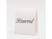 Reserved Table Cards 12 count paper