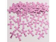 Pink Cross Confetti