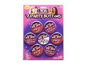Bachelorette Party Buttons Plastic polypropylene