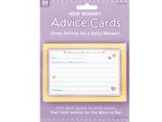 New Mommy Advice Cards paper