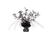 Black and Silver Musical Notes Foil Spray Centerpiece foil