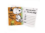 Snoopy Invitations Paper