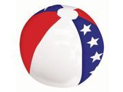 Patriotic Inflatable Beach Ball plastic