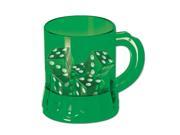 St. Patrick ;s Mug Shot Glass With Dice Polystyrene