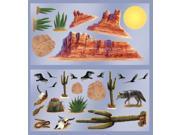 Wild West Desert Props Wall Add Ons plastic