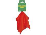 Red Football Challenge Flag Polyester