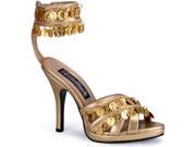 Gold Gypsy Shoes Adult 100% PVC 6