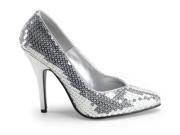 Silver Sequin Adult Shoes Sequin Fabric 8