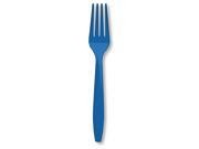 True Blue Blue Forks plastic