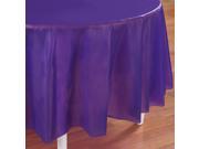Perfect Purple Purple Round Tablecover plastic