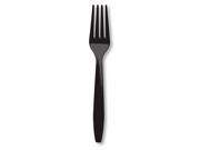 Black Velvet Black Plastic Forks plastic