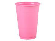 Candy Pink Hot Pink 16 oz. Plastic Cups plastic