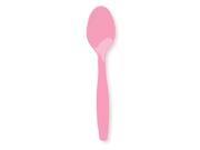 Candy Pink Hot Pink Spoons plastic