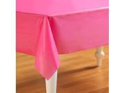 Plastic Tablecover 54 X108 Candy Pink