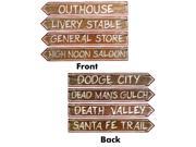 Western Sign Cutouts 4 count Paper