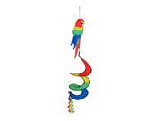 Tropical Parrot Wind Spinner Polyester