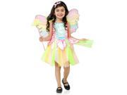 Rainbow Princess Fairy Child Costume Multi colored Small 6 8