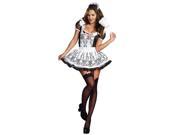 Maid To Order Adult Costume Black white Small