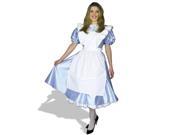 Alice Plus Adult Costume 100% Poly Cotton Plus 18 24