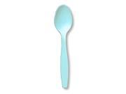 Pastel Blue Light Blue Spoons plastic