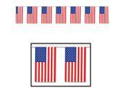 Outdoor American Flag Banner plastic