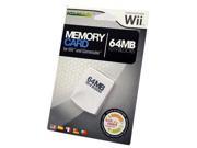 KMD Wii 64MB Memory Card Gamecube Compatible 1019 Blocks