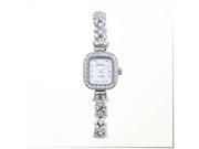 Gemorie The Victoria Jewelry Watch with Zirconia in Silver Plating 129092
