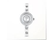 Gemorie The Giorgia Ceramic Jewelry Watch with Zirconia in Silver Plating 129110