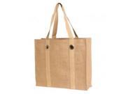 Eco Friendly Jute Burlap Bags with Big Grommets and cotton webbed handles