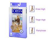 Jobst 115473 Opaque Open Toe Thigh High 20 30 mmHg Firm Support Stockings Size Color Honey Medium