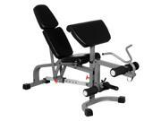 XMark Fitness XM 4419 FID Weight Bench with Leg Curl and Preacher Curl