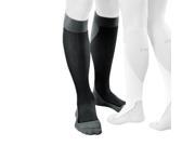 Jobst Sport Knee High Sock 15 30 mmHg 20 30 mmHg Large Black Grey