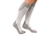Jobst Sport Knee High Sock 15 30 mmHg 15 20 mmHg Extra Large White Grey