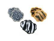 Foot Petals Tip Toes Triple Pack Tiger Zebra Leopard